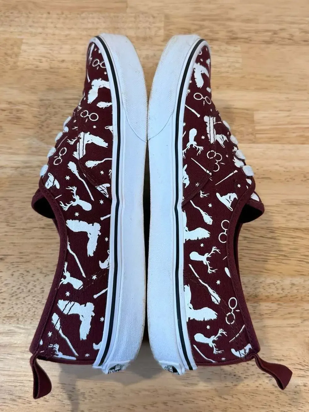Vans x Harry Potter Authentic Maroon Shoes Big Kids Size 7